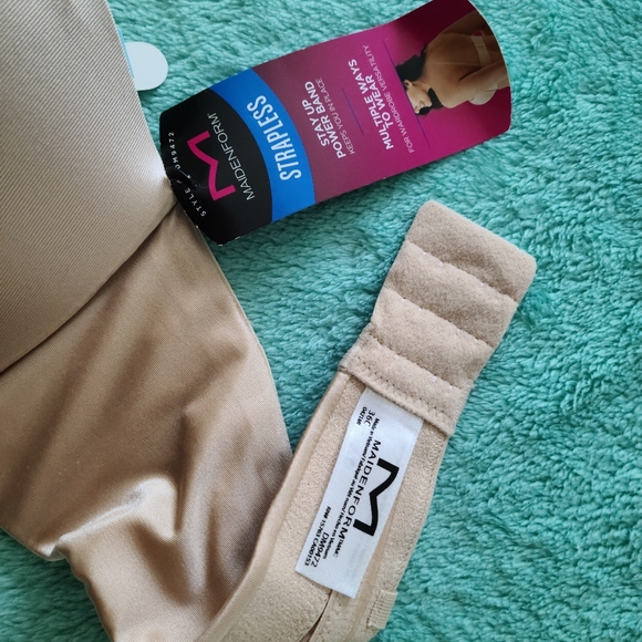 Maidenform strapless stay up power band convertible bra - Picture 4 of 6